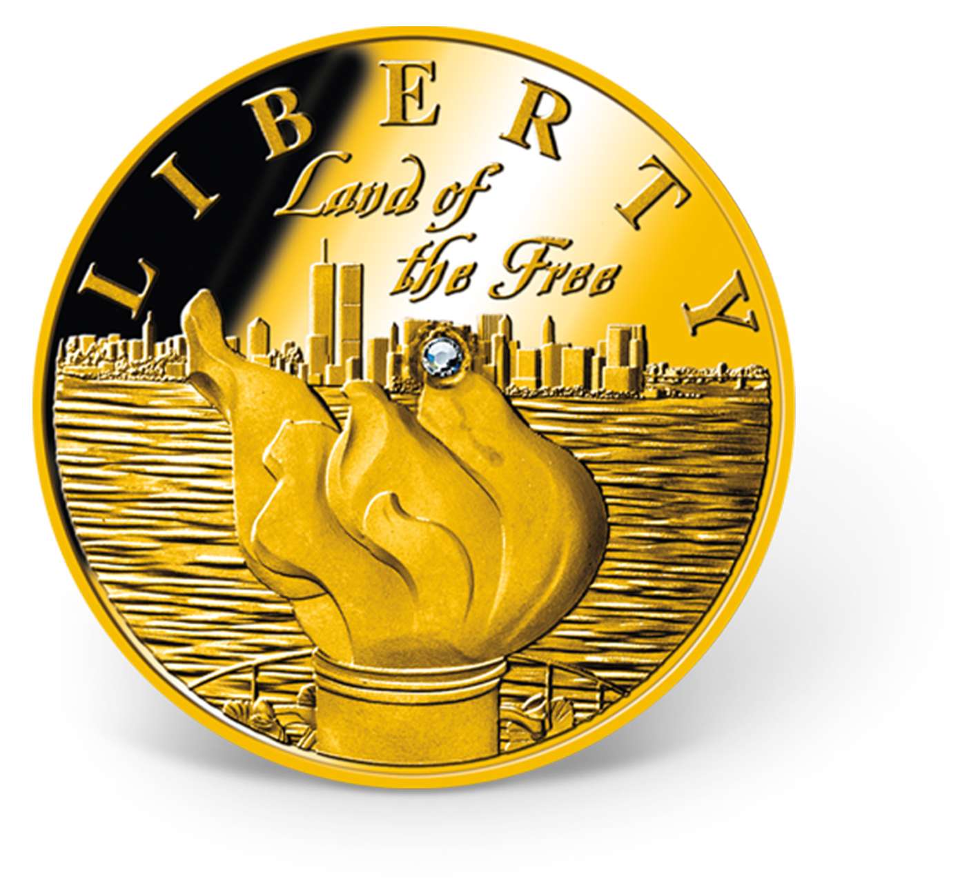 Statue of Liberty Swarovski® Inlay Coin Set – American Mint