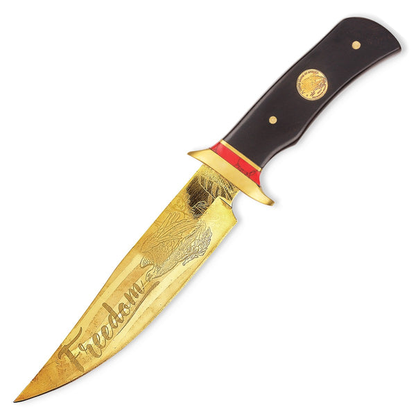 Freedom - American Eagle Gold Coin Bowie Knife – American Mint