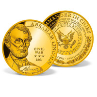 Abraham Lincoln - Commander in Chief Commemorative Gold Coin US_1712062_1 Abraham Lincoln - Commander in Chief Commemorative Gold Coin US_1712062_1