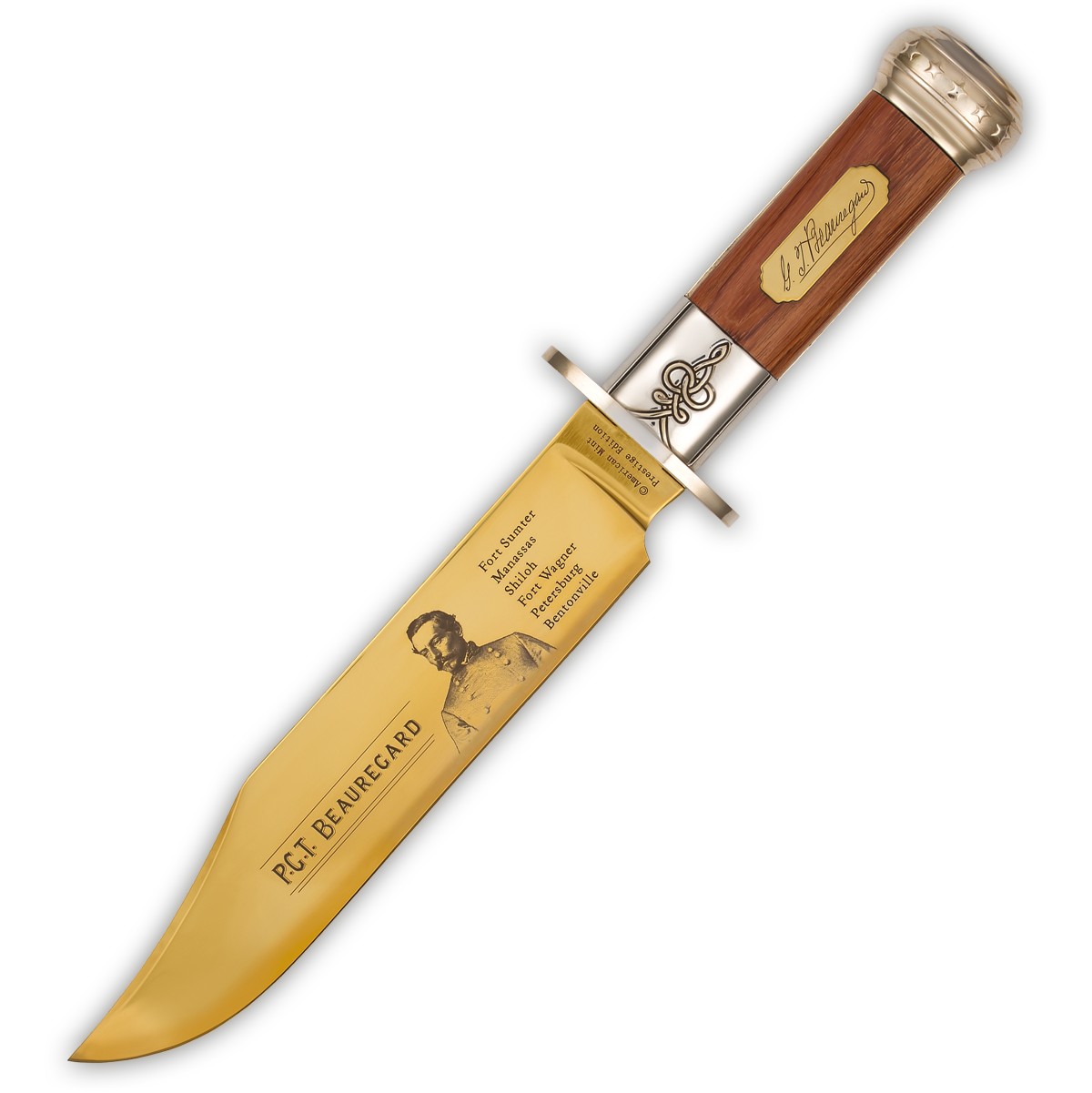P.G.T. Beauregard Prestige Edition Bowie Knife American Mint