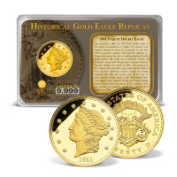 Preview: 1861 Paquet Gold Double Eagle Replica Tribute US_8201516_1 Preview: 1861 Paquet Gold Double Eagle Replica Tribute US_8201516_1