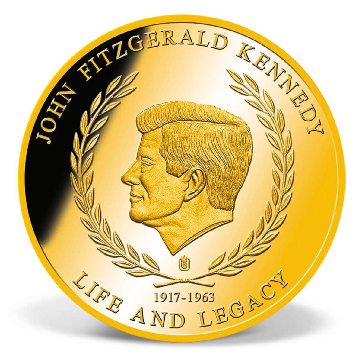 John F. Kennedy Anniversary Commemorative Coin | Gold