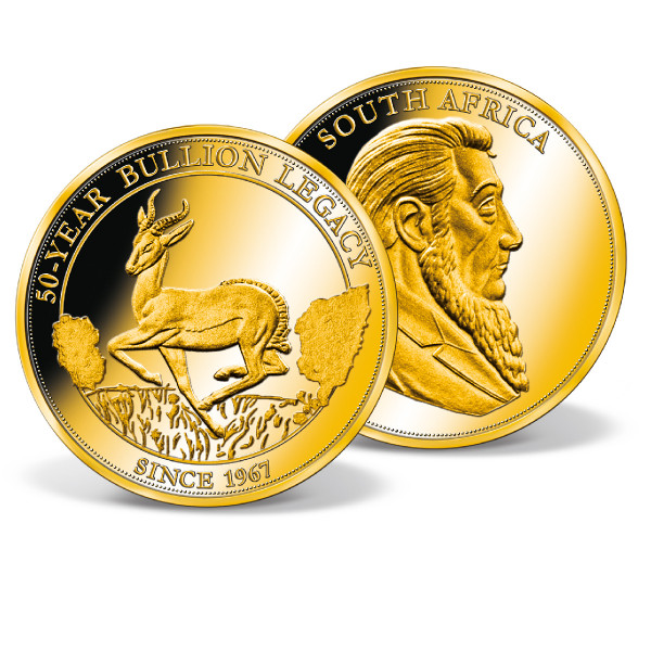 50 Years Investment Strike Commemorative Gold Coin