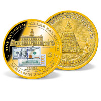 One-Hundred-Dollar Banknote Commemorative Coin US_9184911_1 One-Hundred-Dollar Banknote Commemorative Coin US_9184911_1