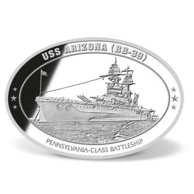 U.S.S. Arizona 75周年記念コイン USS Arizona Coin Collection