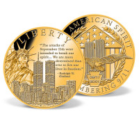 Liberty Remembering 9/11 Commemorative Gold Coin US_9859320_1 Liberty Remembering 9/11 Commemorative Gold Coin US_9859320_1