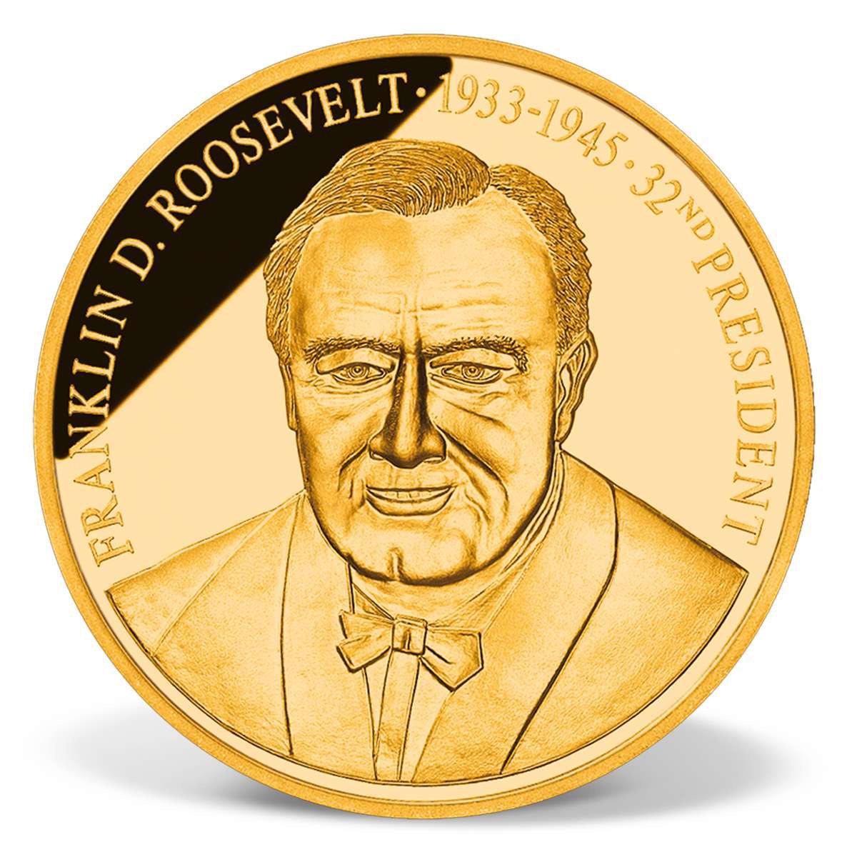 Franklin D Roosevelt Commemorative Gold Coin Solid Gold Gold fdr-coin-franklin-d-roosevelt-dollar-coin