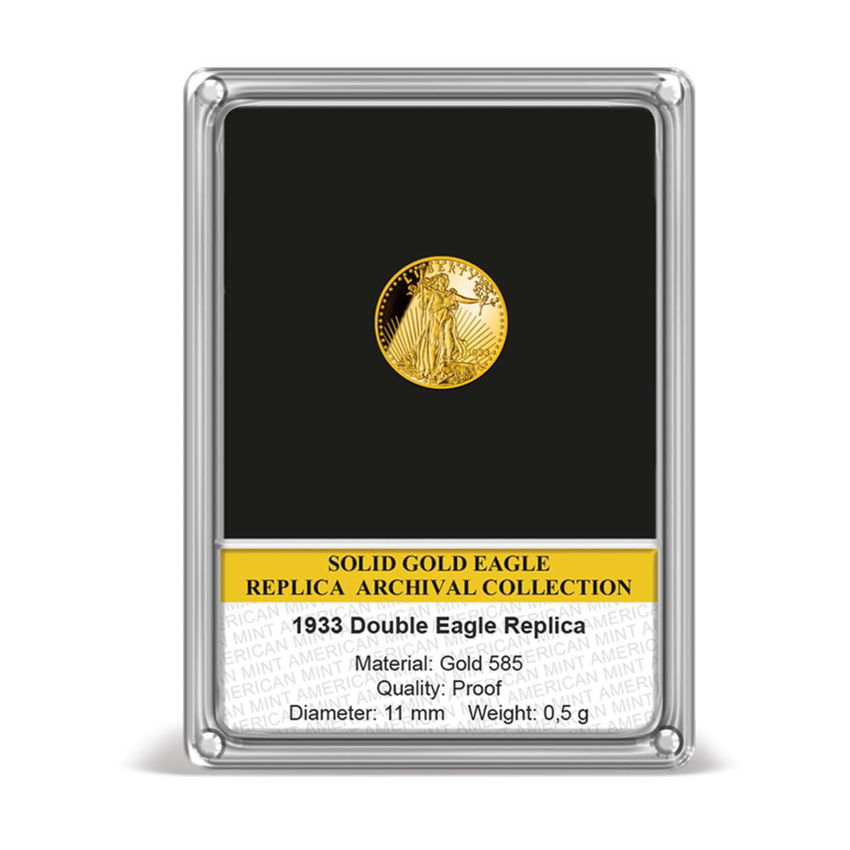 1933 Gold Double Eagle Replica Archival Edition | Solid Gold