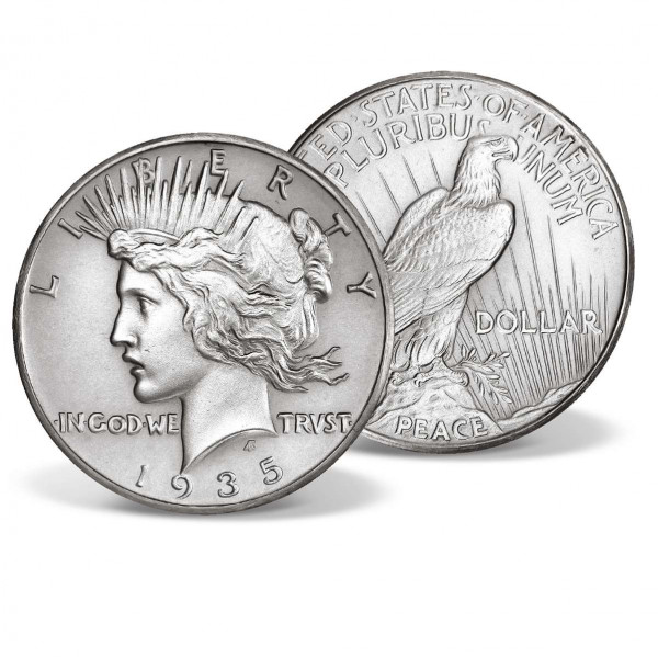 1935 Silver Peace Dollar US_2717515_1