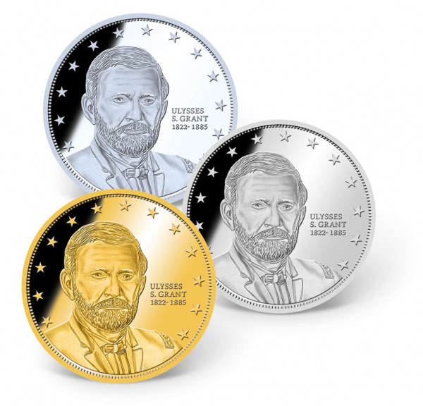 Ulysses S. Grant Precious Metal Coin Set American Mint