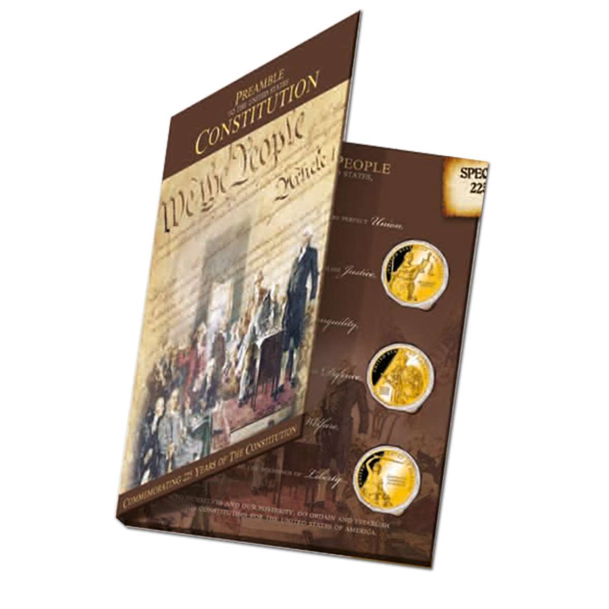 UNITED STATES コンスティテューション リバティーセット U.S. Constitution 225th Anniversary Coin Set | Gold-Layered