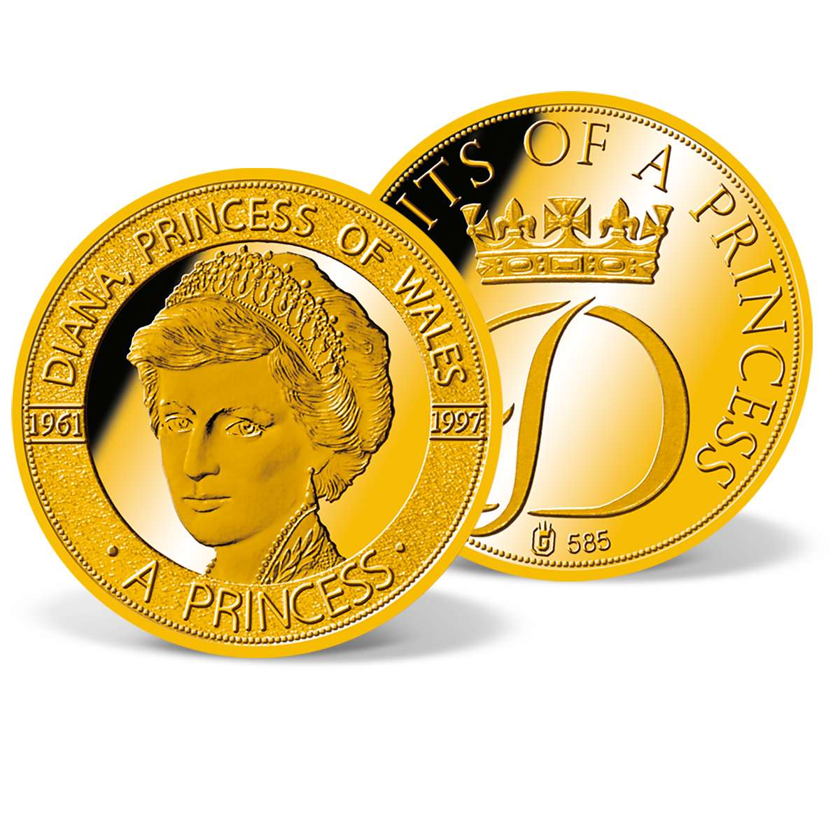 American Mint DIANA Portrait of a Princess Commemorative Coin 