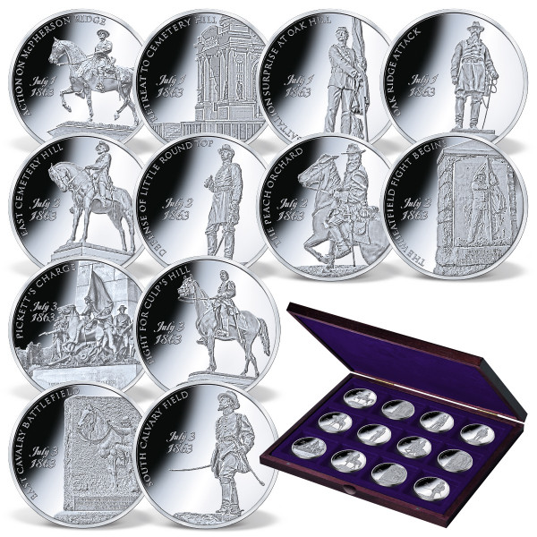 Gettysburg - Three Desperate Days Commemorative Coin Set