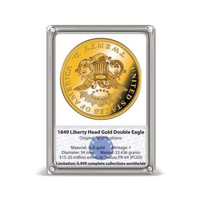 ⭐️ alviness⭐️ 1849 Liberty Head Double Eagle Replica Archival Edition