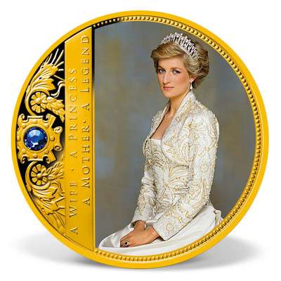 ダイアナ妃SILVAProofMemorial Coin PRINCESS DIANA Memorial
