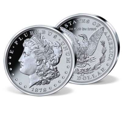 アメリカ モルガン 1ドル銀貨 1884年CC 特年 GSAホルダー入