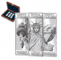 Statue of Liberty Limited Edition First Strike Ingot Set US_9171294_1 Statue of Liberty Limited Edition First Strike Ingot Set US_9171294_1