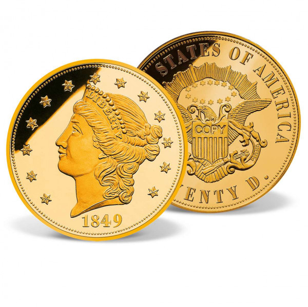1849 Liberty Head Gold Double Eagle Replica US_9859350_1