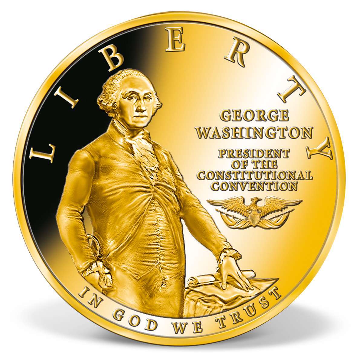 Washington Commemorative Coin GoldLayered Gold American Mint