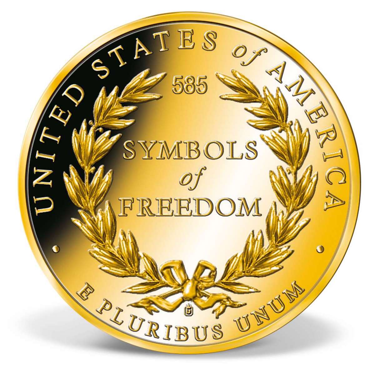 liberty freedom gold coin