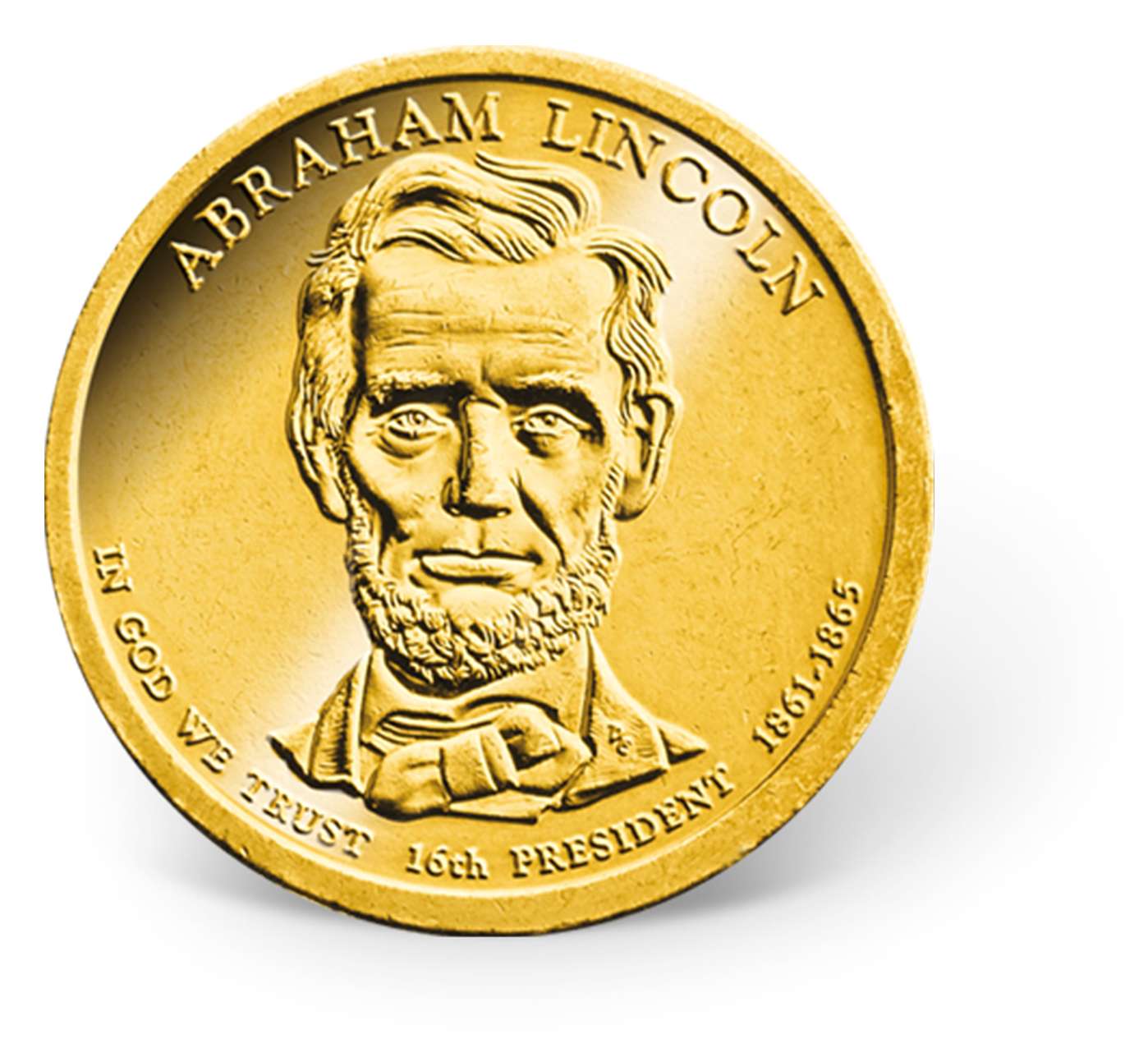 Abraham Lincoln Precious Metal Coin Set GoldLayered Gold