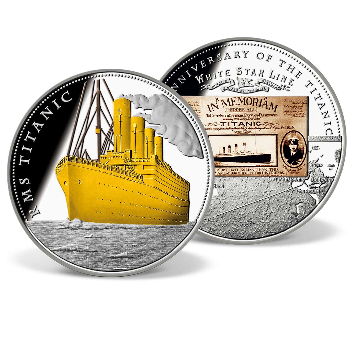 Titanic Coin Beautiful Token Rare Commemorative Collectable Curio Gift 