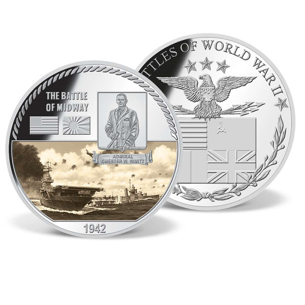 The Battle of Midway Commemorative Color Coin US_9170655_1