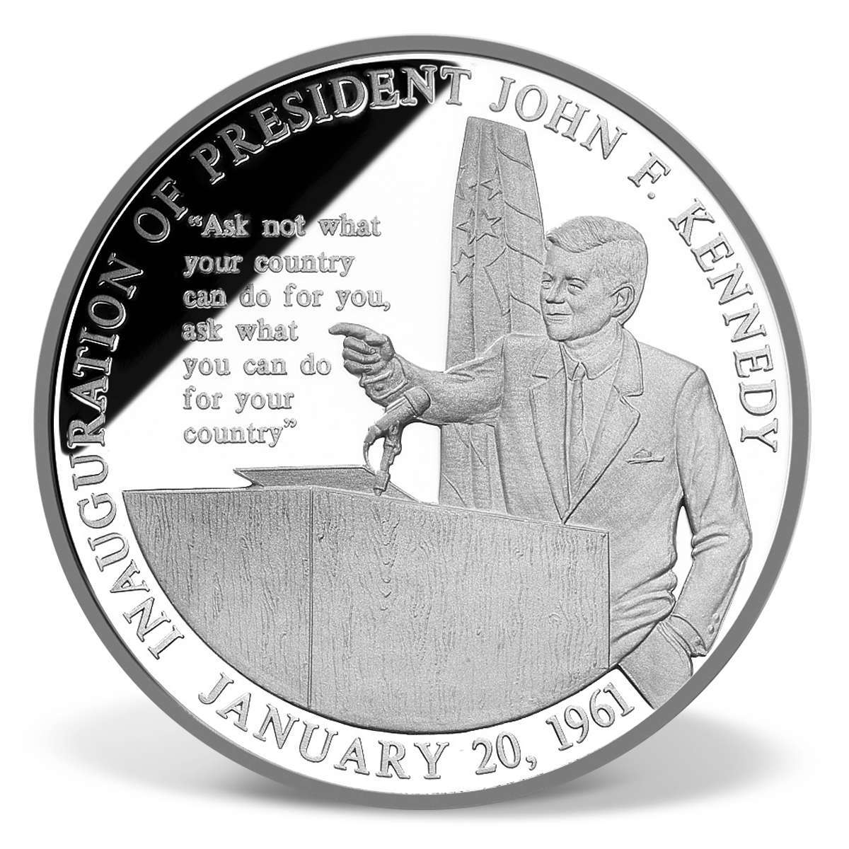 Speeches of JFK Solid Silver Commemorative Coin Set Solid Silver