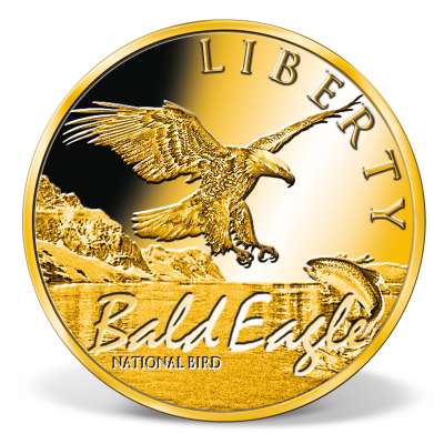 Bald Eagle - National Bird High-Relief Commemorative Coin