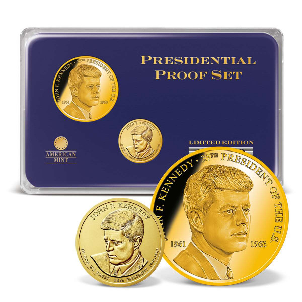 John F. Kennedy Presidential Commemorative Coin Set US_1702036_1