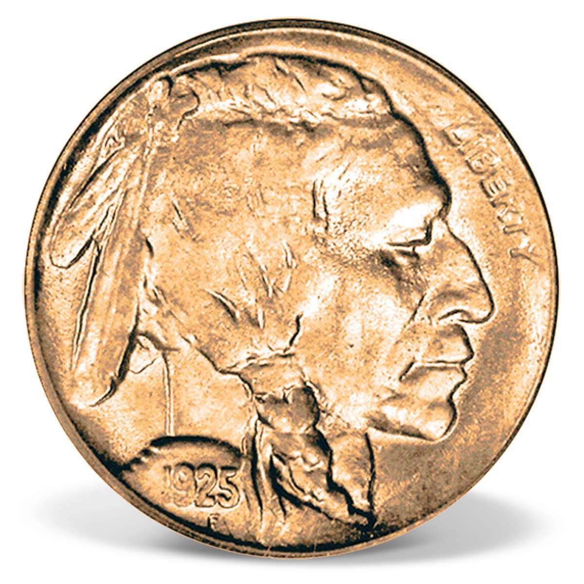 1935 Buffalo Nickel Set GoldAccented American Mint