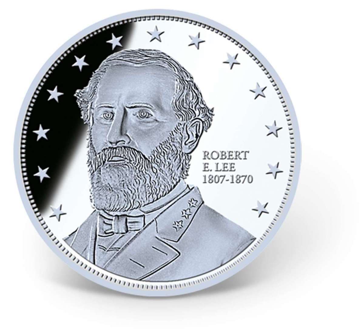 Robert E. Lee Precious Metal Coin Set GoldLayered Gold American Mint