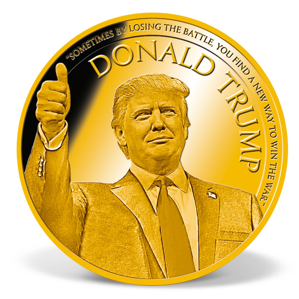 Donald Trump Make America Great Again Commemorative Coin Set Gold