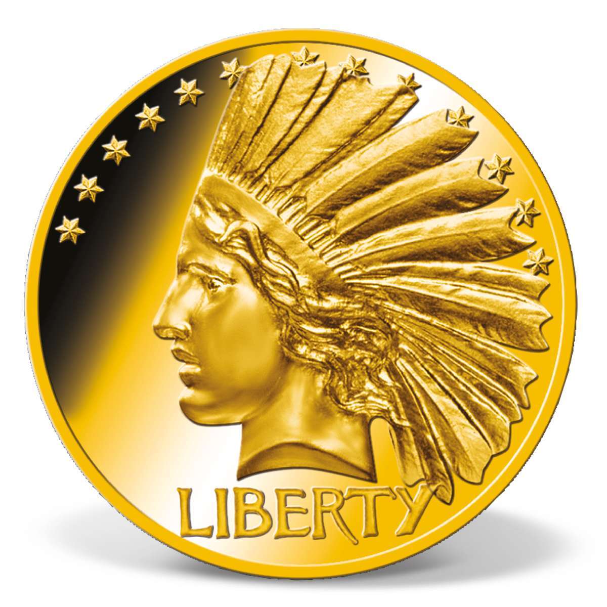1907 Indian Head Double Eagle Pattern Replica Archival