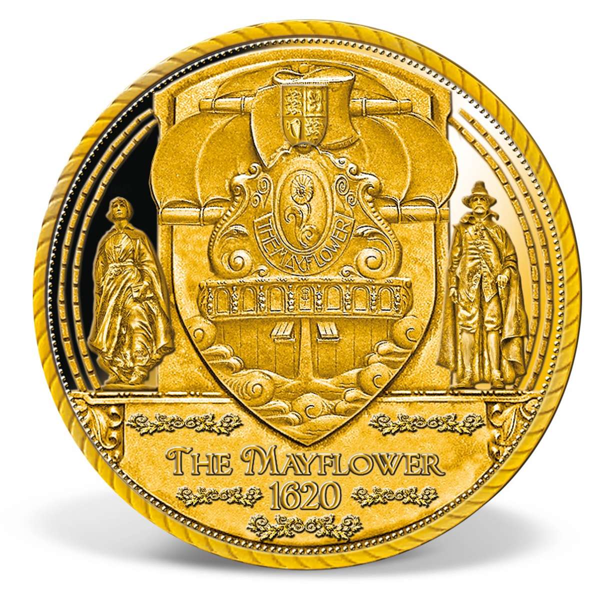 The Mayflower Complete Set | Gold-Layered | Gold | American Mint