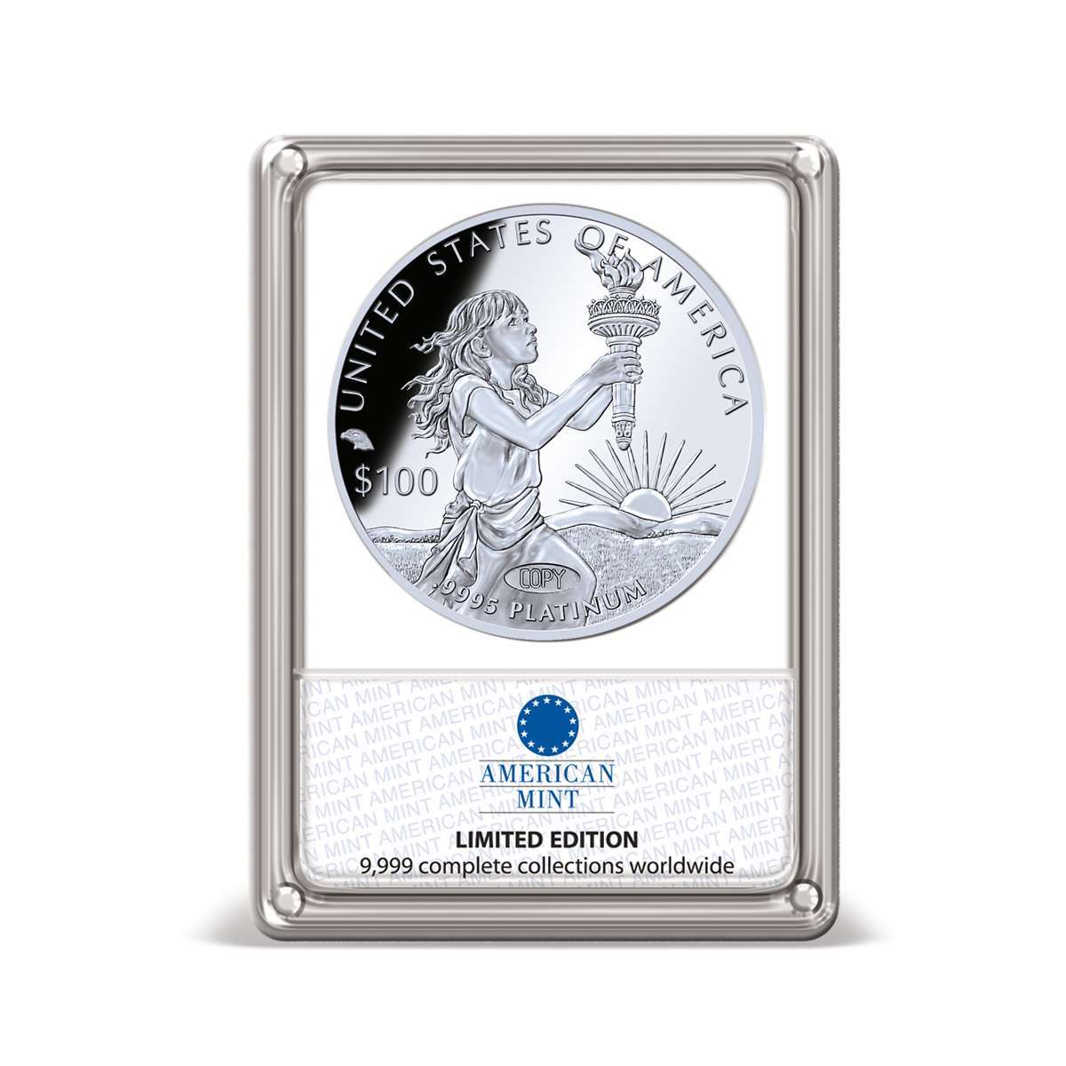 2014 $100 Platinum Eagle Replica Archival Edition