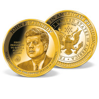 John F. Kennedy - First President to Earn a Purple Heart Colossal Commemorative Coin US_2200352_1 John F. Kennedy - First President to Earn a Purple Heart Colossal Commemorative Coin US_2200352_1