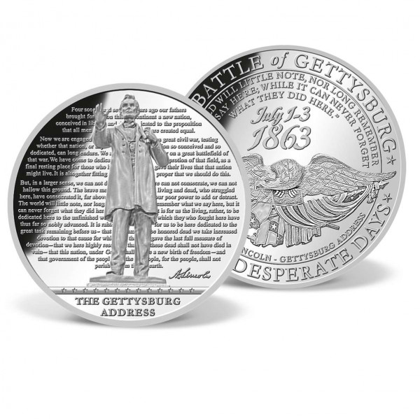 The Gettysburg Address Supersize Commemorative Coin US_9045059_1