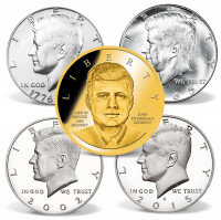 JFK 50th Anniversary 5-Piece Set - 2015 Edition US_9175475_1 JFK 50th Anniversary 5-Piece Set - 2015 Edition US_9175475_1