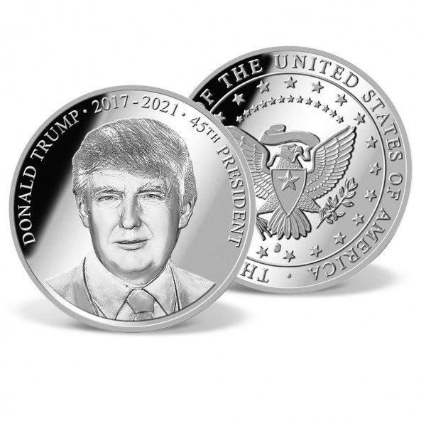 Donald Trump Signed 2020 Collectors Coin 1 of 1000 