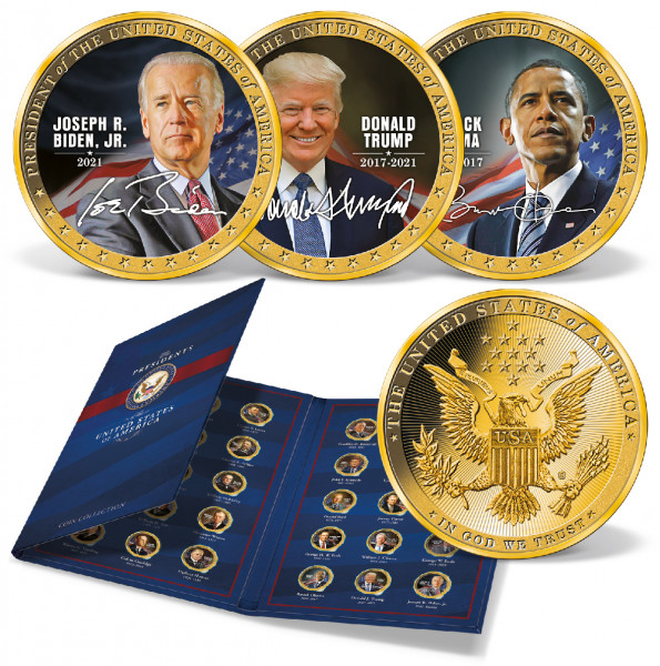 The Complete U.S. Presidents in Color Coin Set