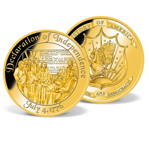 Declaration of Independence Commemorative Gold Coin US_8201285_1