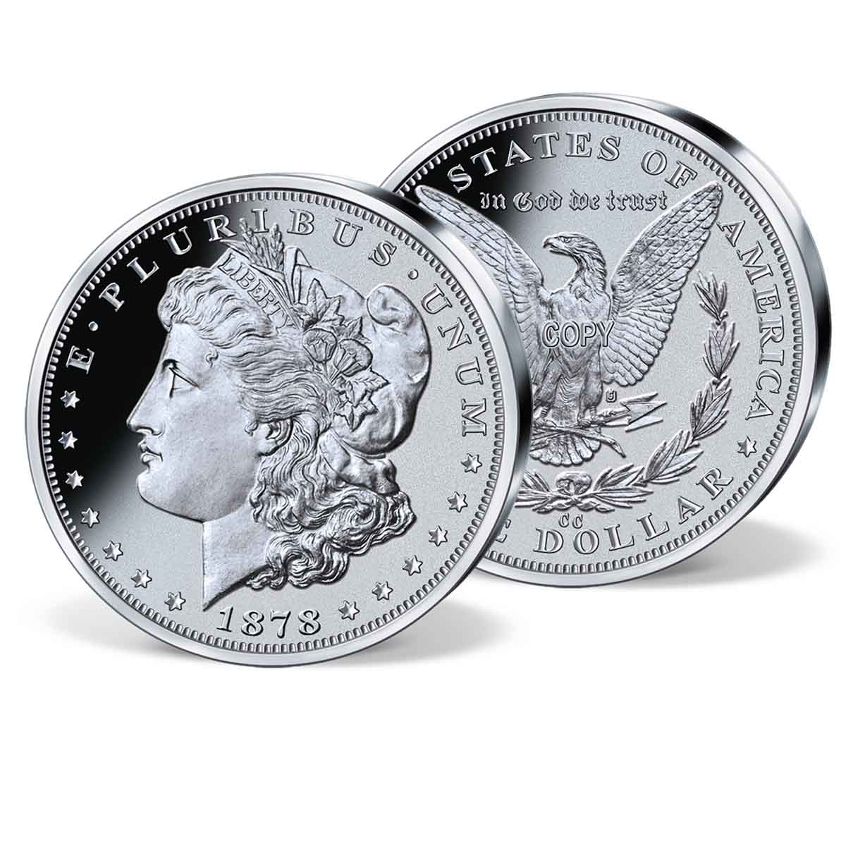 1878-CC Morgan Silver Dollar Reverse-Proof Archival Edition