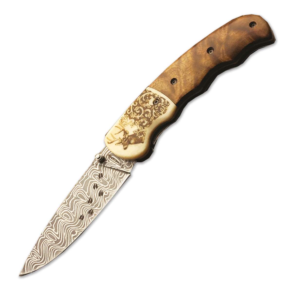 White Tailed Deer Pocket Knife Wildlife Pocket Knives Knives Other Products American Mint