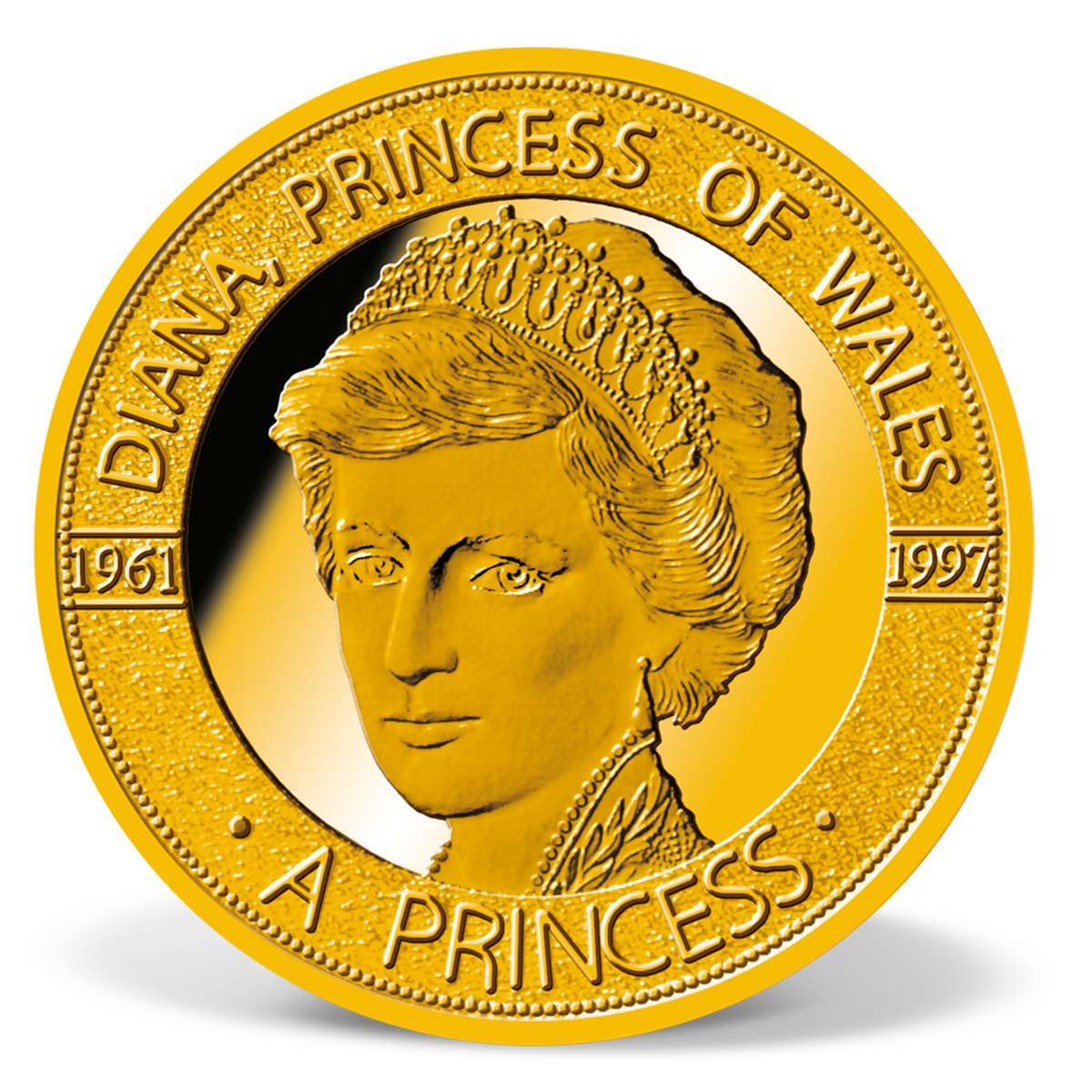  WELCOME PRINCESS DIANA クォーツ　ゴールド Princess Diana Commemorative Coin For Sale | American Mint