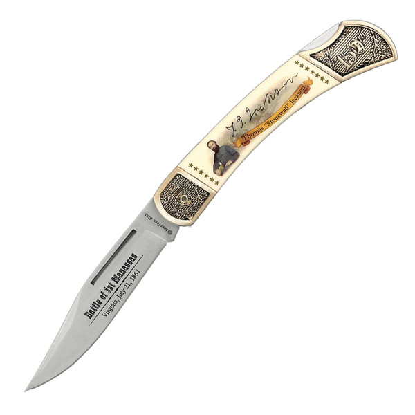 Stonewall Jackson - Battle of 1st Manassas Pocket Knife US_5277997_1