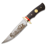 Gold Buffalo Bowie Knife US_5277771_1 Gold Buffalo Bowie Knife US_5277771_1