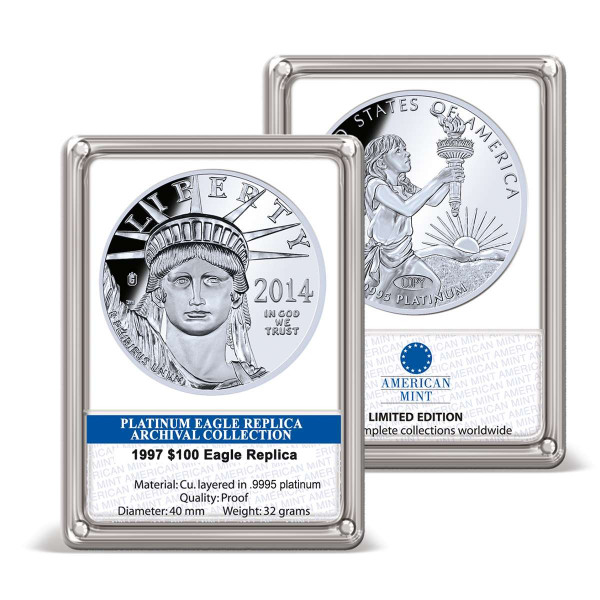 2014 $100 Platinum Eagle Replica Archival Edition US_9175751_1