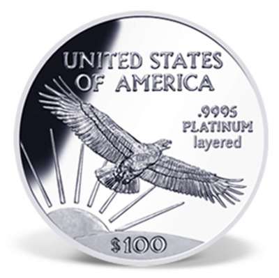 希少レア付属品あり eagle industry usa A-III-P A3 Platinum Eagle Solid Silver Replica | Rare | Replicas | U.S.