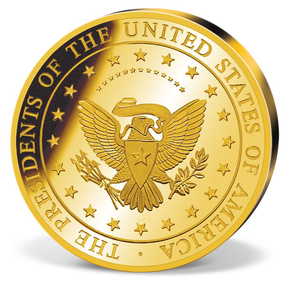 Abraham Lincoln Presidential Commemorative Coin Set GoldLayered
